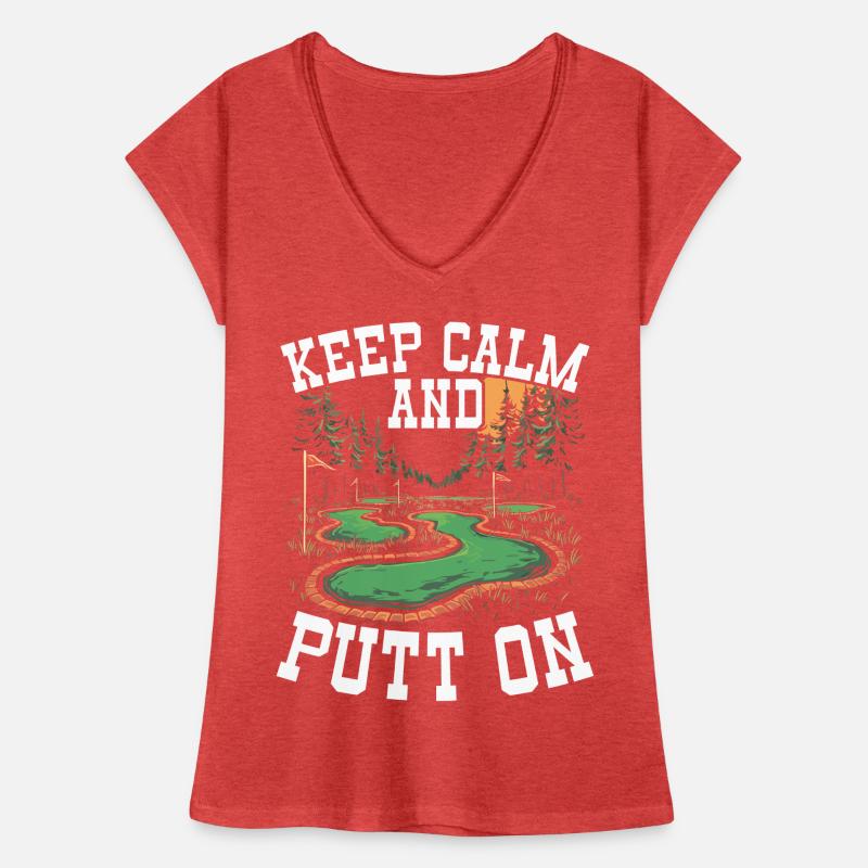 Golf Golf Golfer Golf Course Women's Vintage T-Shirt