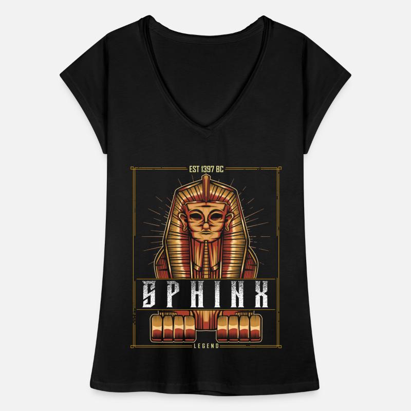 Große Sphinx Frauen Vintage T-Shirt
