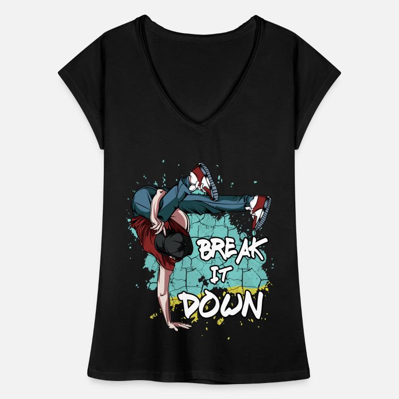 Breakdance Break It Down | Breakdancing Geschenk Frauen Vintage T-Shirt