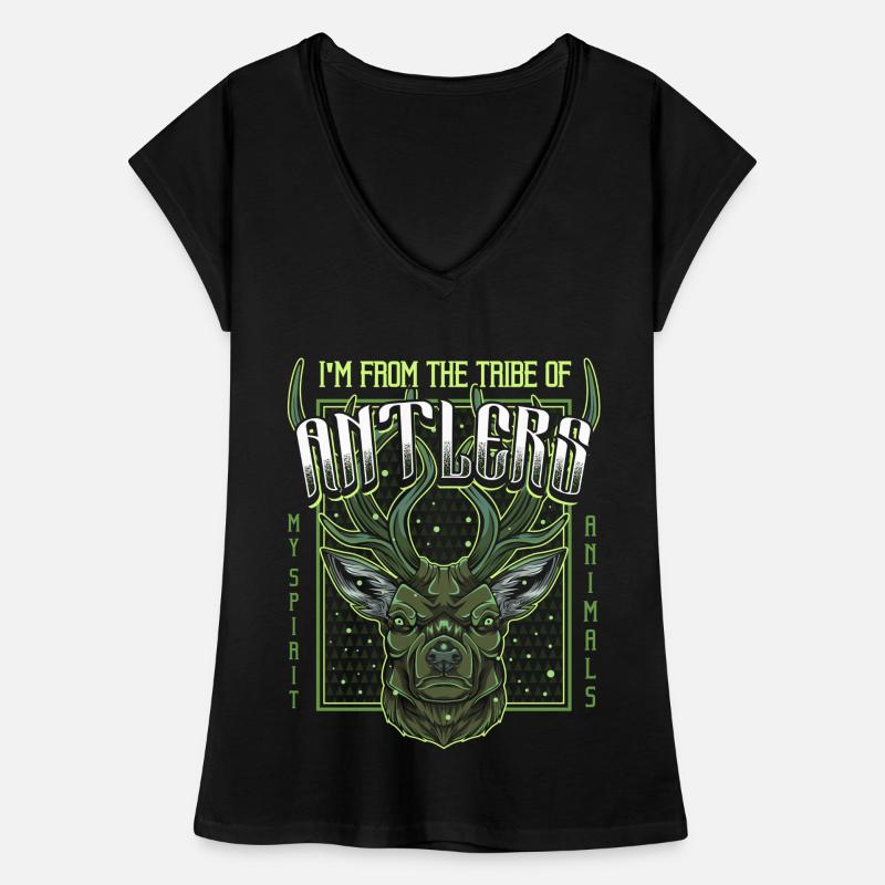 deer head Women's Vintage T-Shirt