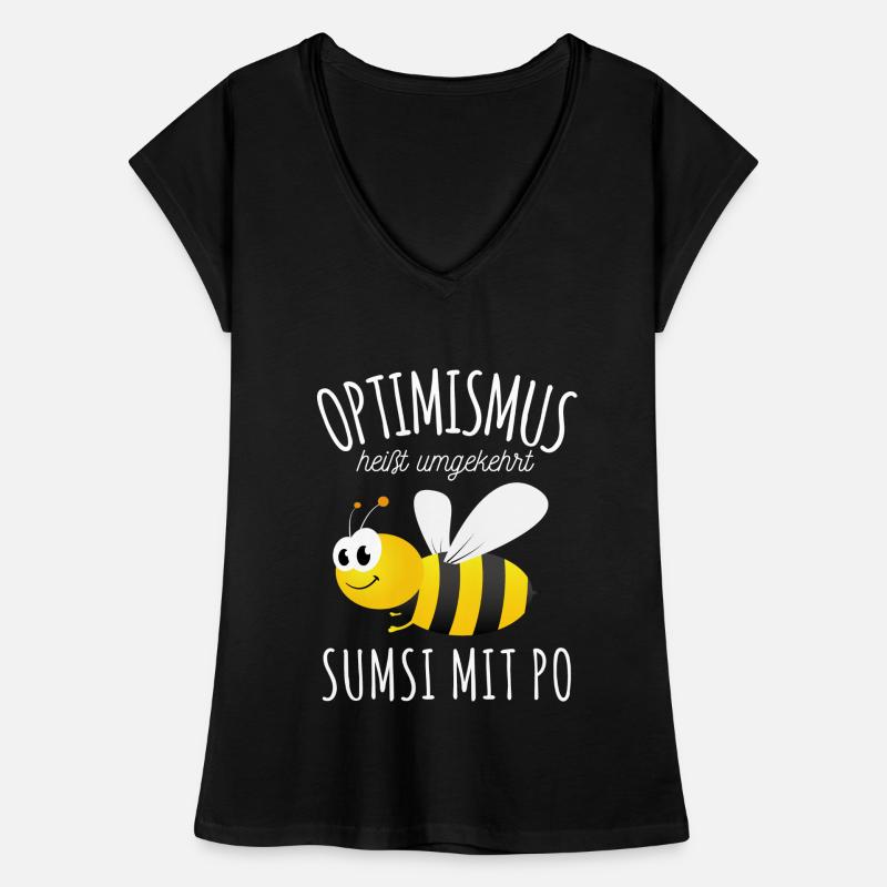 Optimismus Sumsi mit Po Imker Bienen Hummel Honig Frauen Vintage T-Shirt