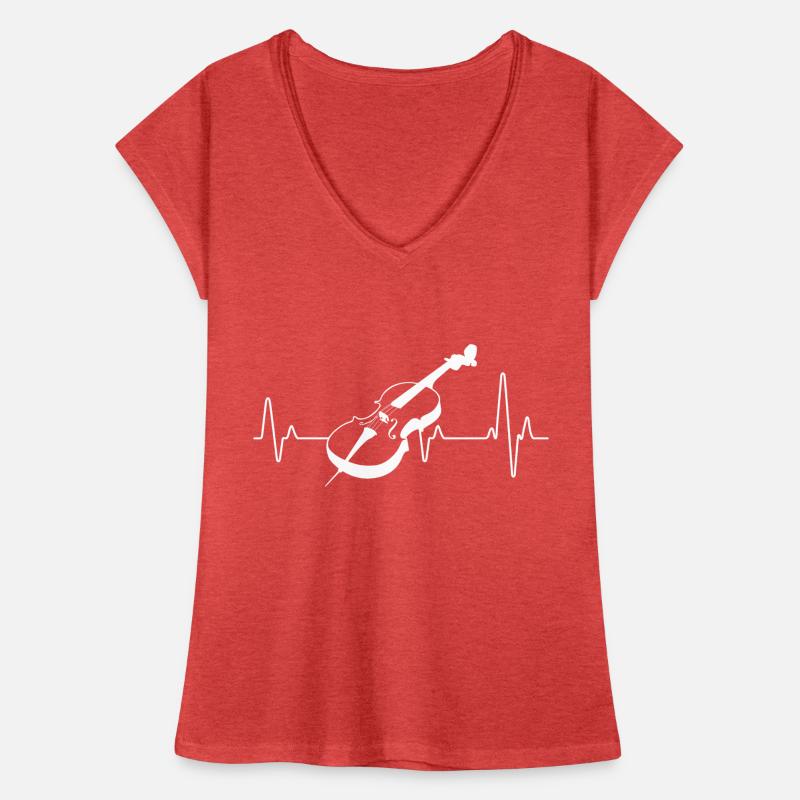 violoncelle T-shirt vintage Femme