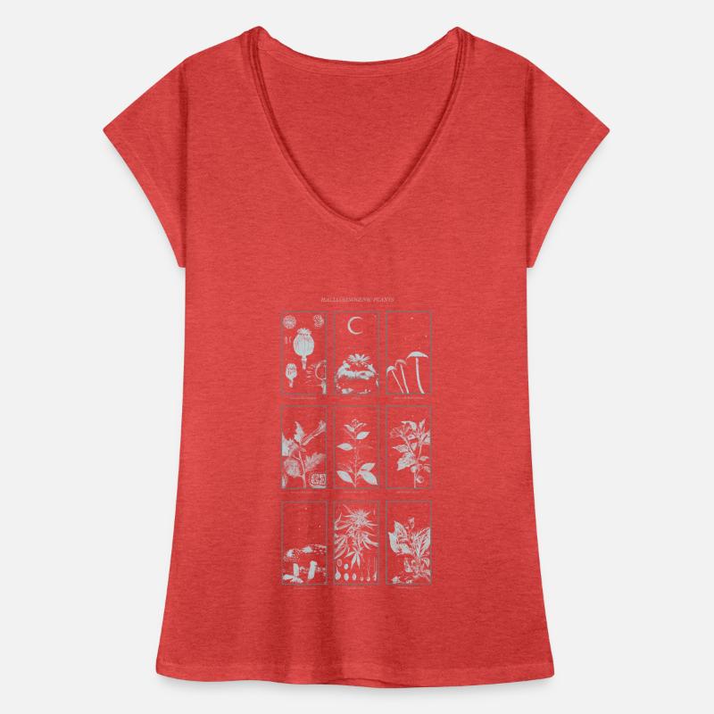 Okkulte psychoaktive Drogen Gothic Grunge Tarot Frauen Vintage T-Shirt