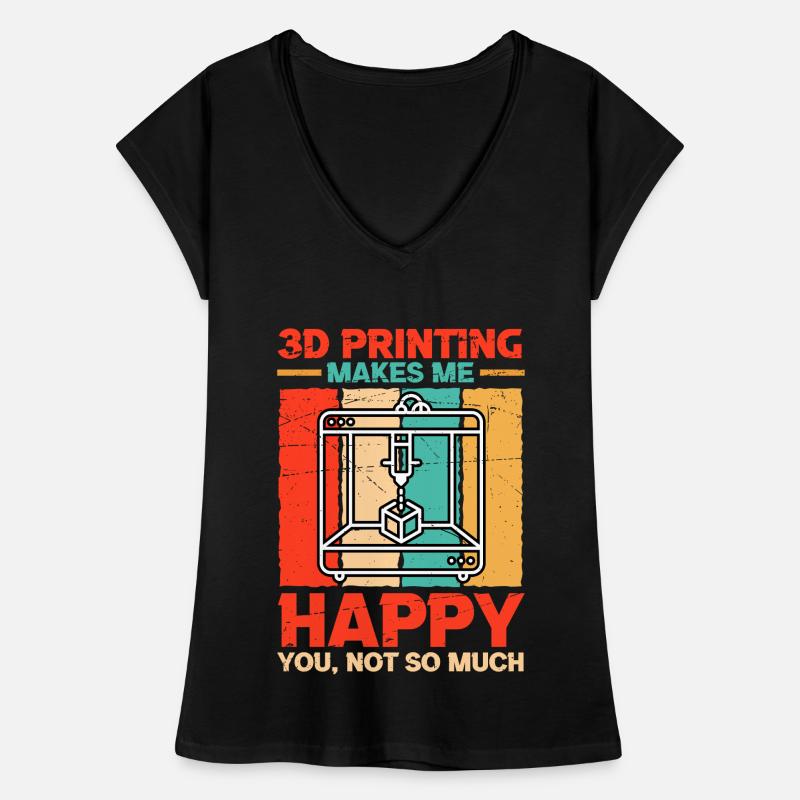 3d Imprimeur 3d Printer Printer cadeau T-shirt vintage Femme