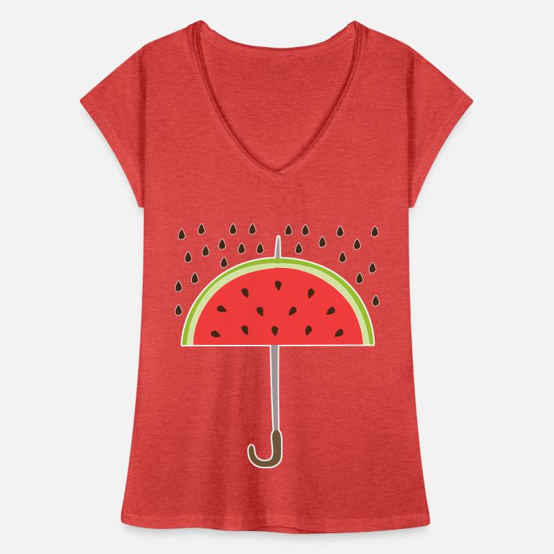 Pastèque Parapluie Melons T-shirt vintage Femme