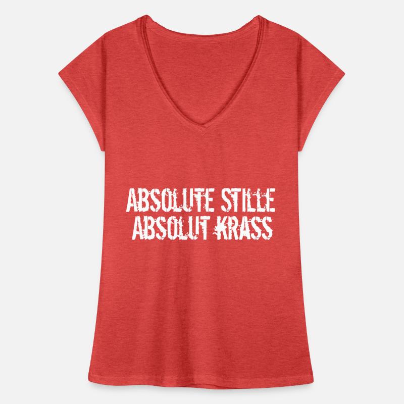 absolute Stille absolut Krass Geschenk Frauen Vintage T-Shirt