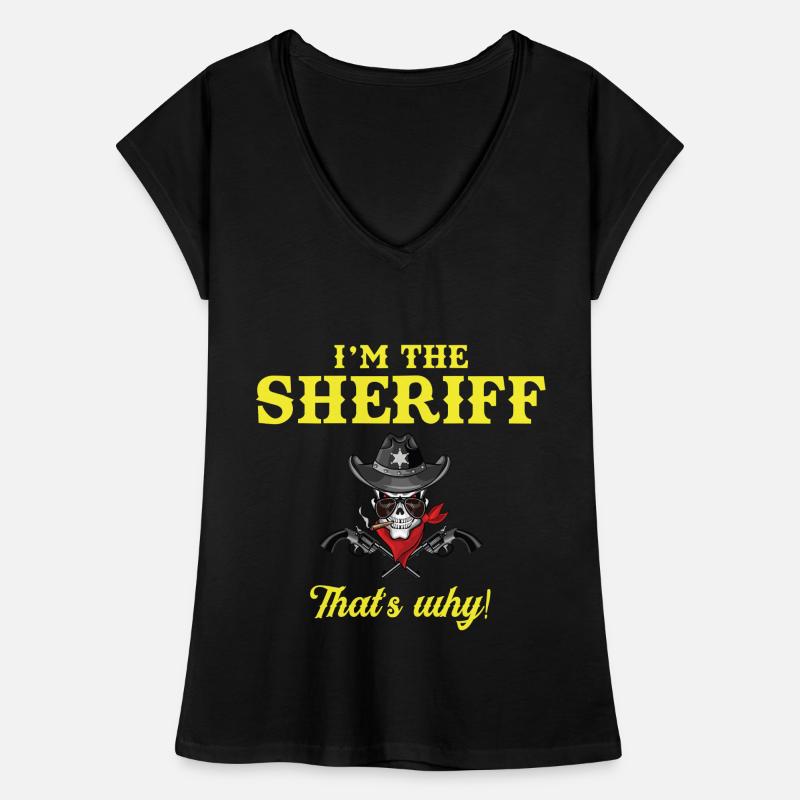 I'm a sheriff with sheriff's star and revolver Women's Vintage T-Shirt