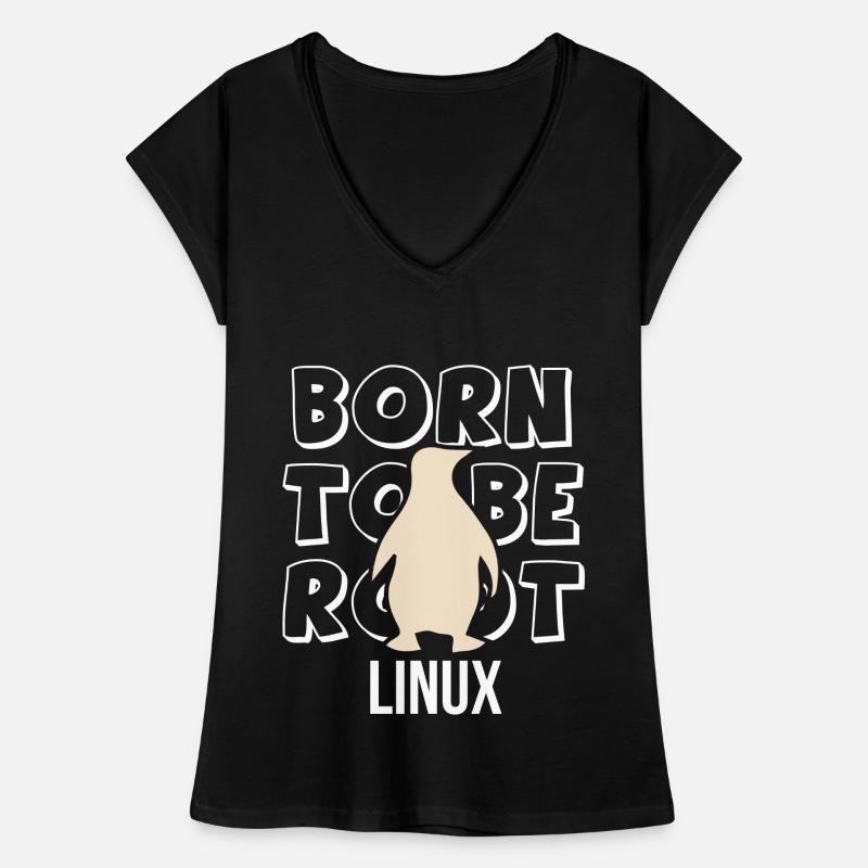 Born to be root Linux Admin für Nerd und Geeks Frauen Vintage T-Shirt