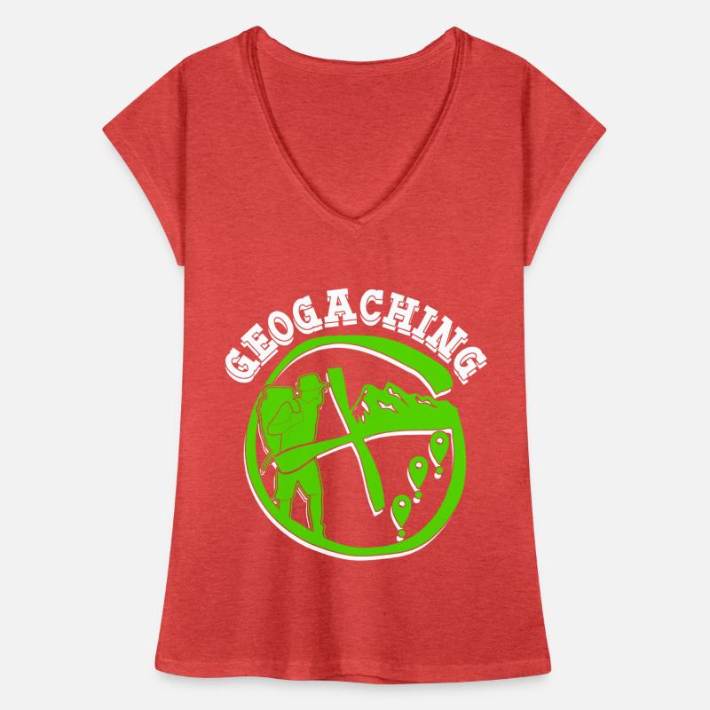 Geocacher Scavenger Hunt Cache Geocache Women's Vintage T-Shirt