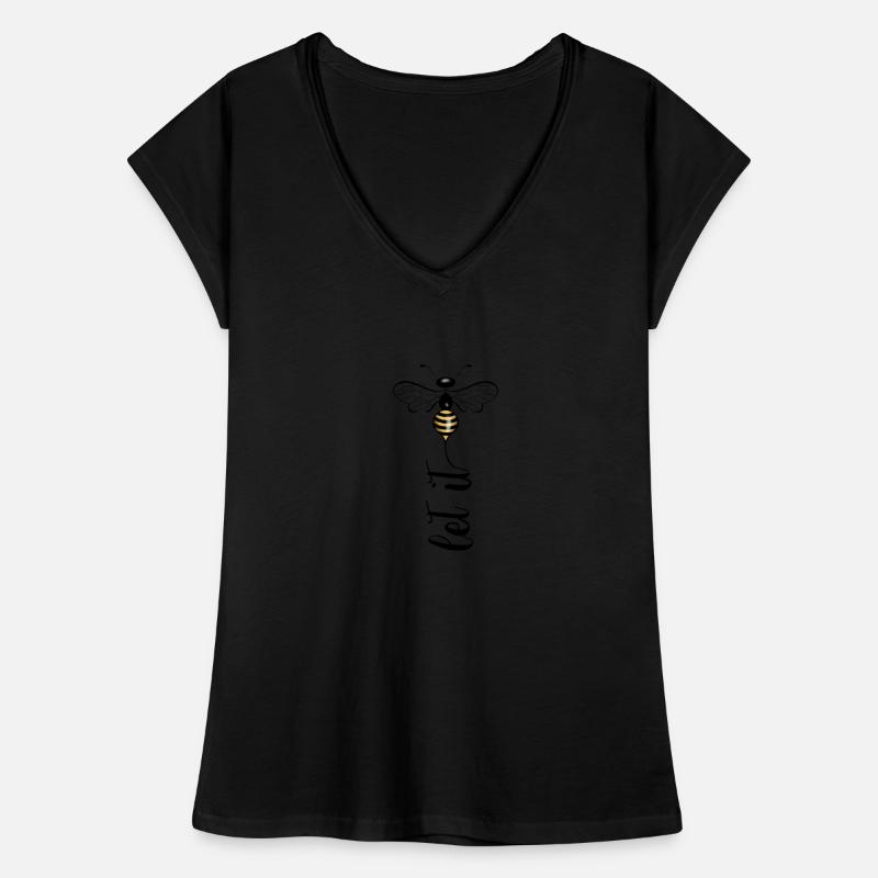 Let It Bee Frauen Vintage T-Shirt