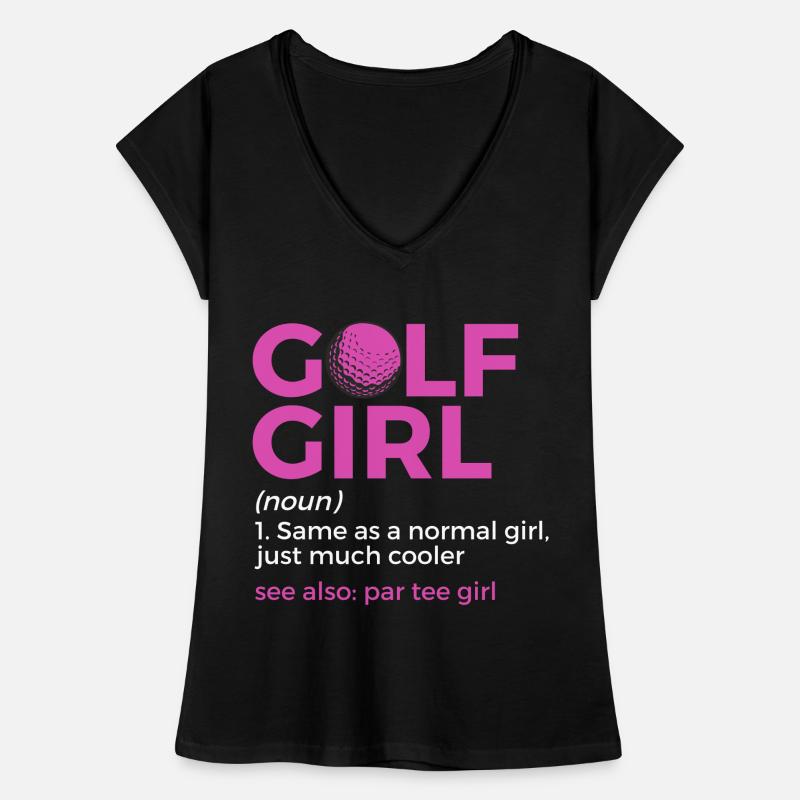Golf Spieler Spruch Geschenkidee Frauen Vintage T-Shirt