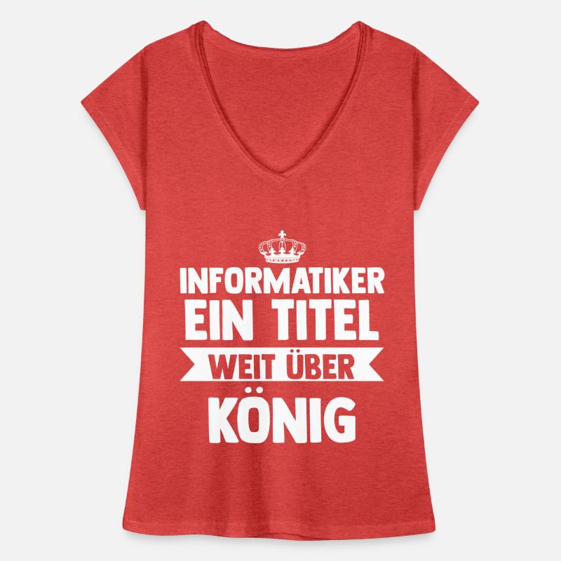 IT Fachmann Informatik Programmierer Informatiker Frauen Vintage T-Shirt
