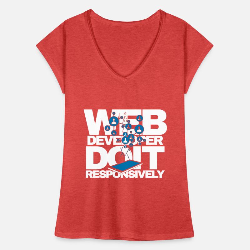 Webentwickler Do It Responsively Website-programm Frauen Vintage T-Shirt
