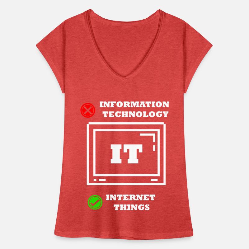 Internet Things Computer Programmer Tech Savy It Women's Vintage T-Shirt