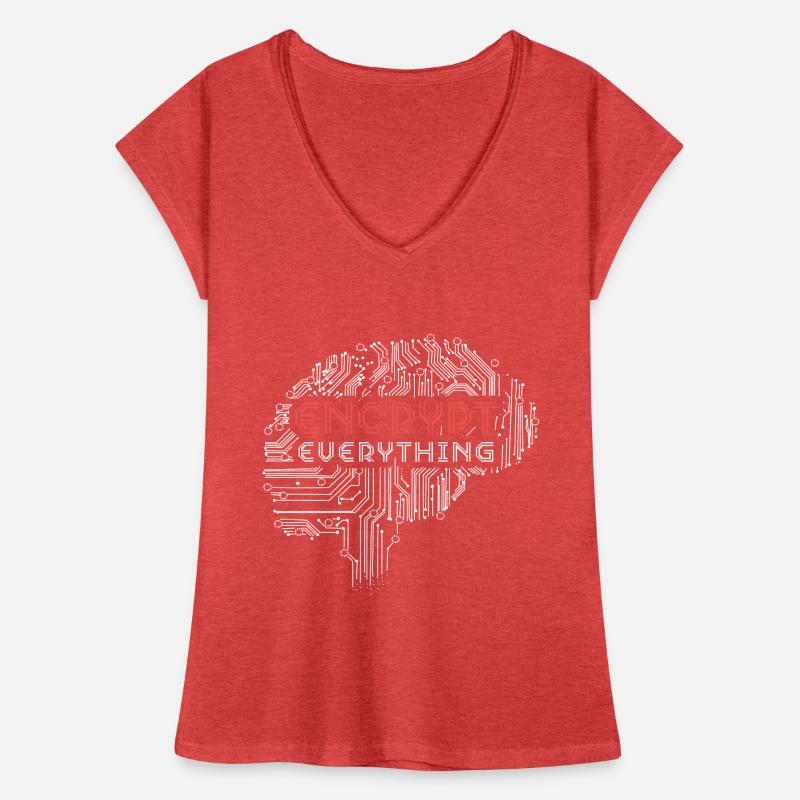 Encrypt All Computer Programmer Tech Women's Vintage T-Shirt