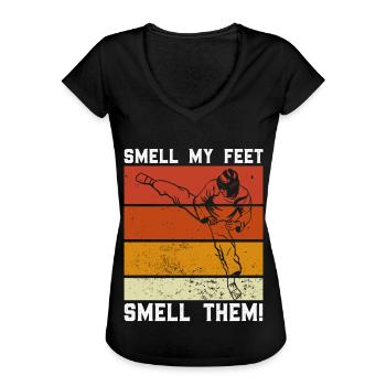 Karaté Arts Martiaux - T-shirt vintage Femme - noir - Devant - Danielle (179cm)