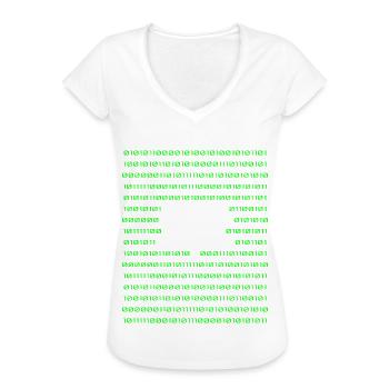 Intelligence artificielle - T-shirt vintage Femme - noir - Devant - Danielle (179cm)