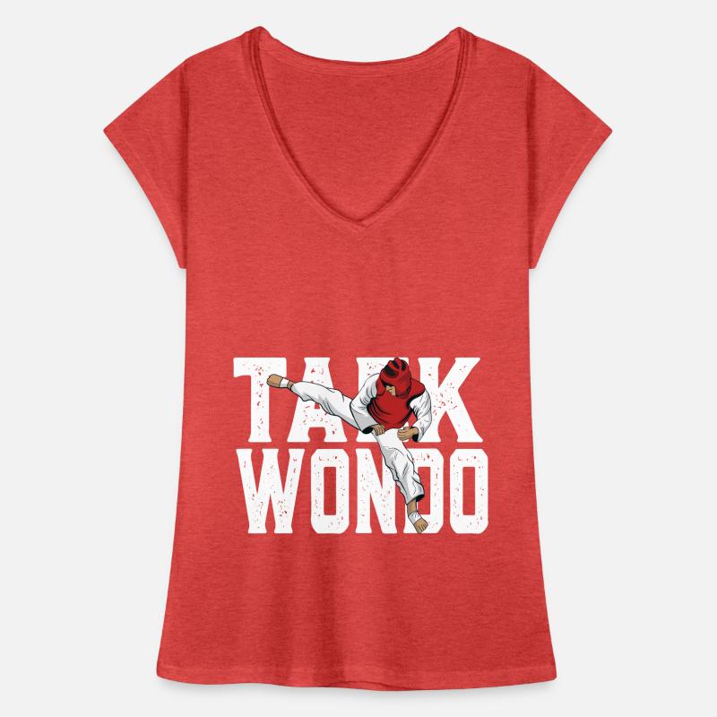Taekwondo Korean Scriptures Women's Vintage T-Shirt