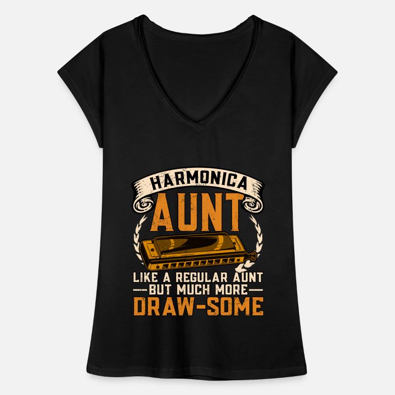 Harmonica harmonica player Women's Vintage T-Shirt