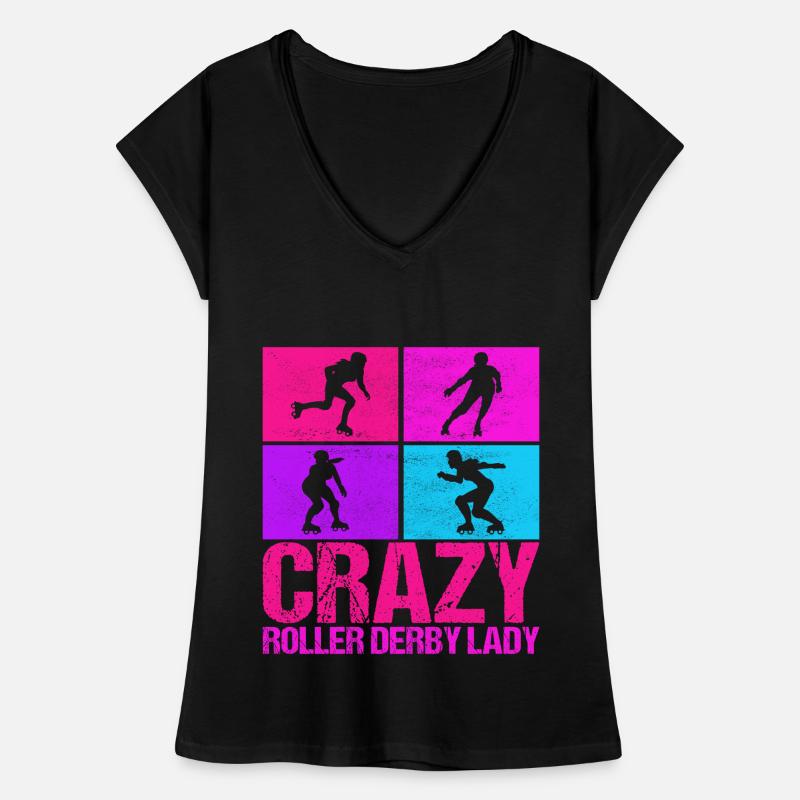 Roller derby T-shirt vintage Femme