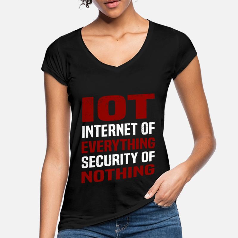 Internet des objets Programmeur IOT Admin IT T-shirt vintage Femme