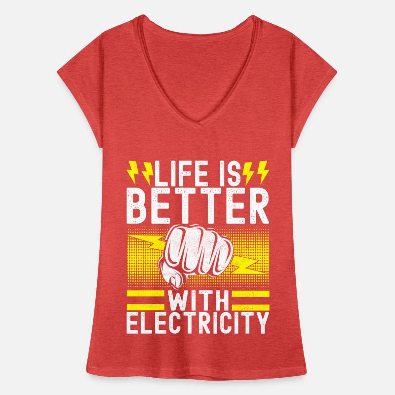 Electrician Electronics Technician Women's Vintage T-Shirt
