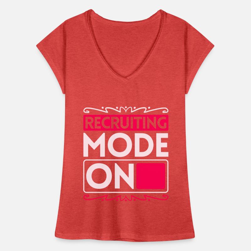 Responsable RH Responsable Ressources Humaines Mode Recrutement activé T-shirt vintage Femme