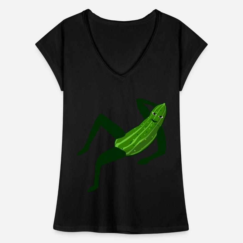 Concombre modèle concombre à la mode T-shirt vintage Femme