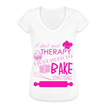 Confectioner, bakery, confectionery, baking - Women's Vintage T-Shirt - black - Front - Danielle (179cm)