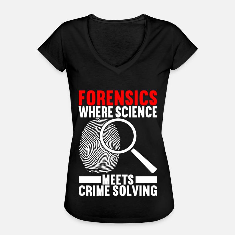 Forensics Forensic Scientist - Women's Vintage T-Shirt - black