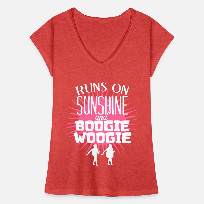 Boogie Woogie Dance Swing Frauen Vintage T-Shirt