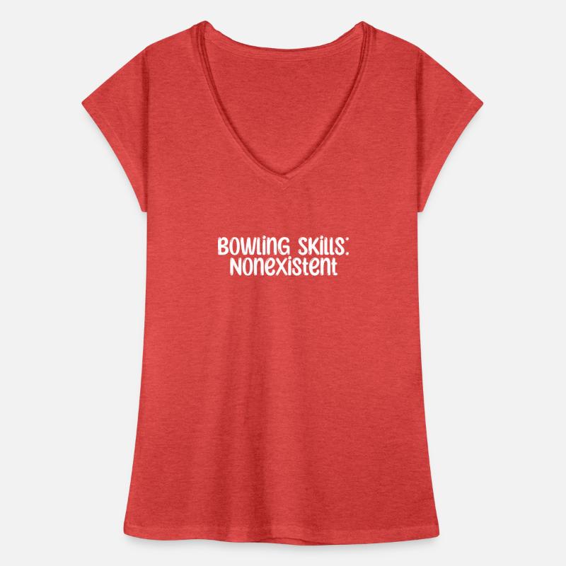 Bowling - Compétences de bowling : Inexistantes T-shirt vintage Femme