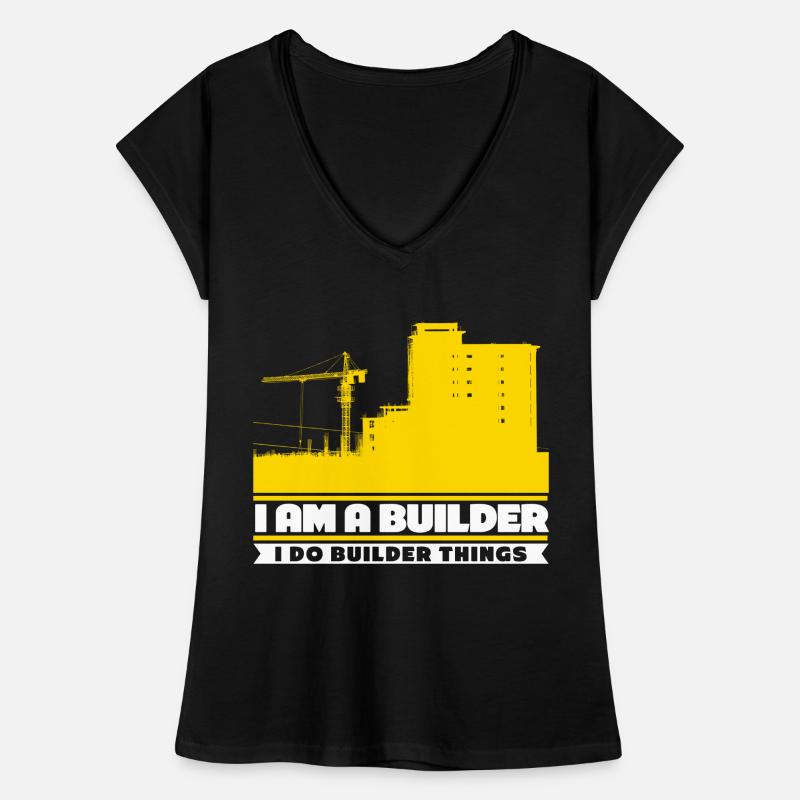 Constructor Sitio de construcción Camiseta vintage mujer