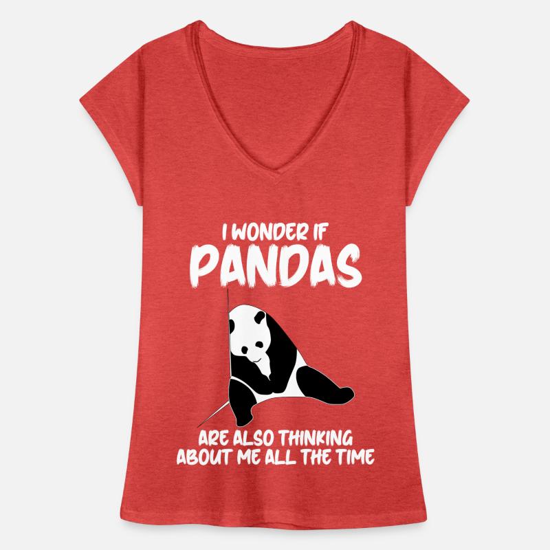 Panda géant endormi Panda Ours T-shirt vintage Femme