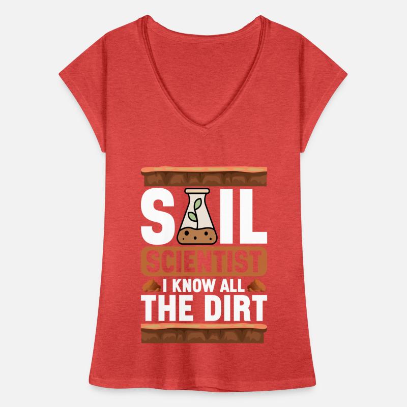 Bodenwissenschaftler Science du sol T-shirt vintage Femme