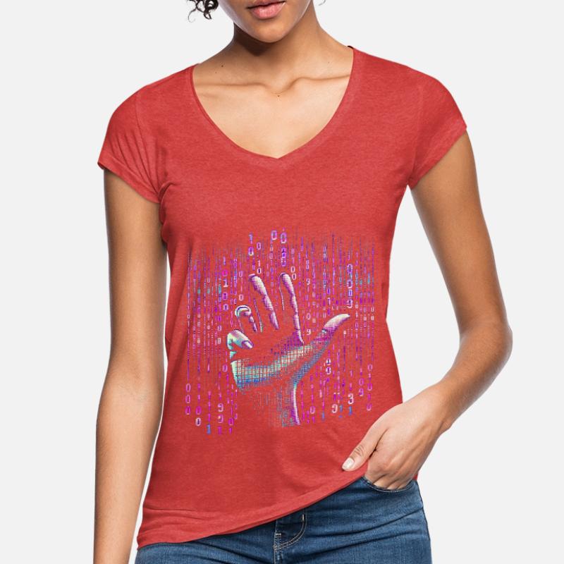 Programmeur Programmation Informatique T-shirt vintage Femme