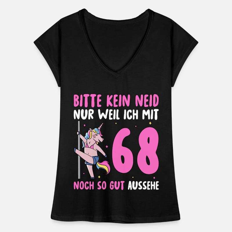 Bitte Kein Neid 68 Geburtstag Frauen Vintage T-Shirt