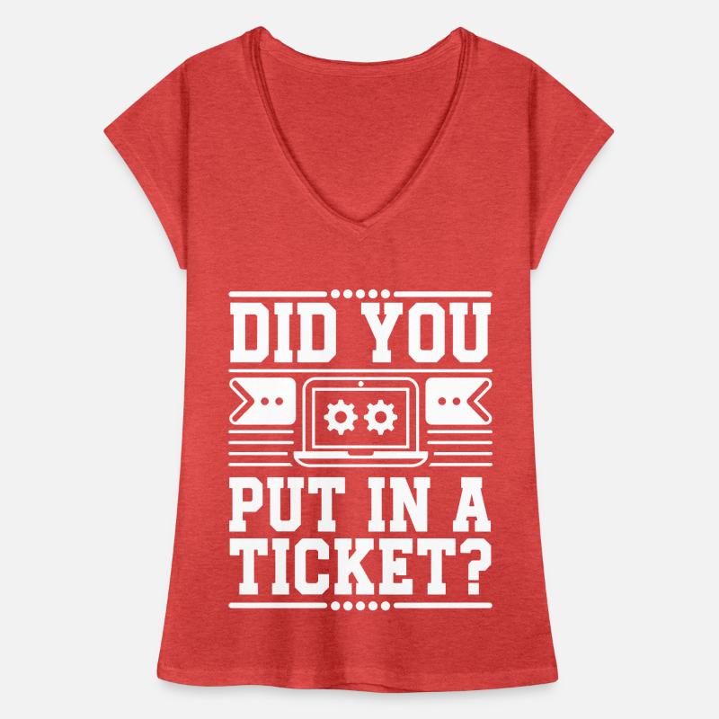 Did You Put In A Ticket? Network Admin Women's Vintage T-Shirt