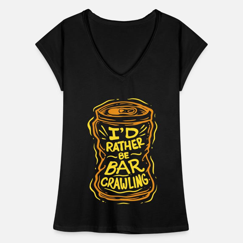 Bar Crawl Pub Crawl I'd Rather Be Bar Crawling Women's Vintage T-Shirt
