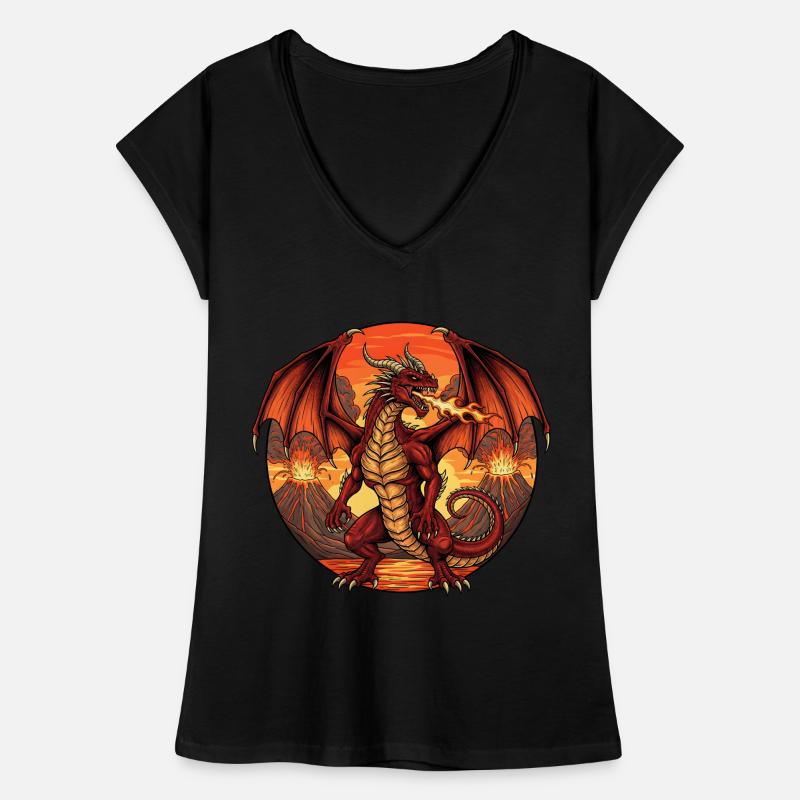 Red Dragon Women's Vintage T-Shirt