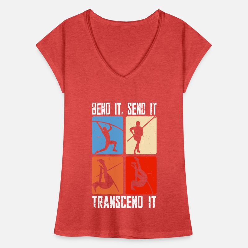 Pole vault Bend it send it transcend it Women's Vintage T-Shirt