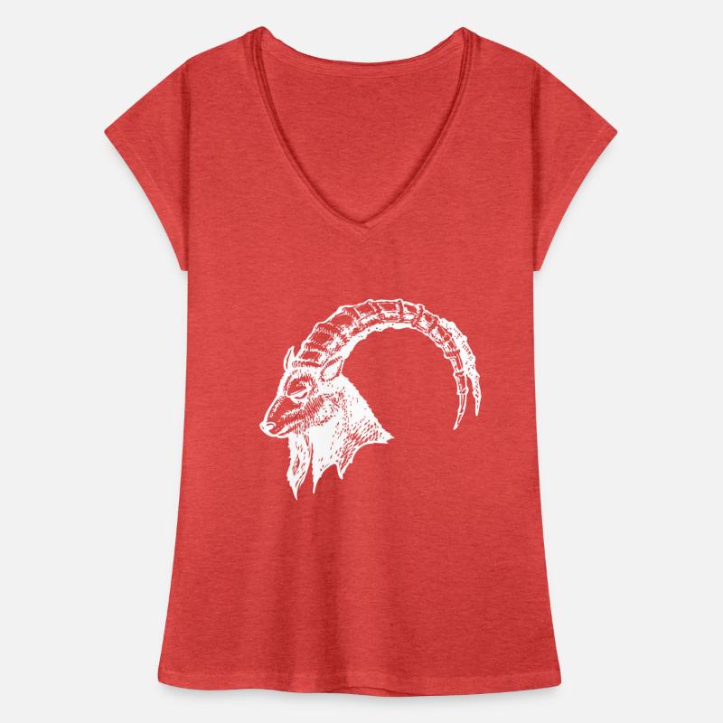 STEINBOCK Frauen Vintage T-Shirt