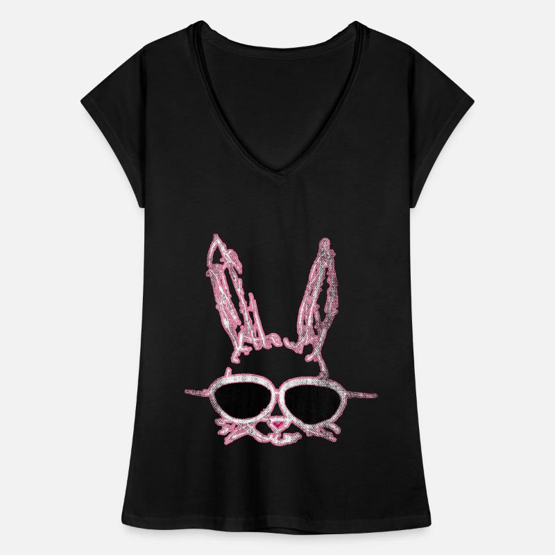 cute Easter with sunglasses Easter Women's Vintage T-Shirt