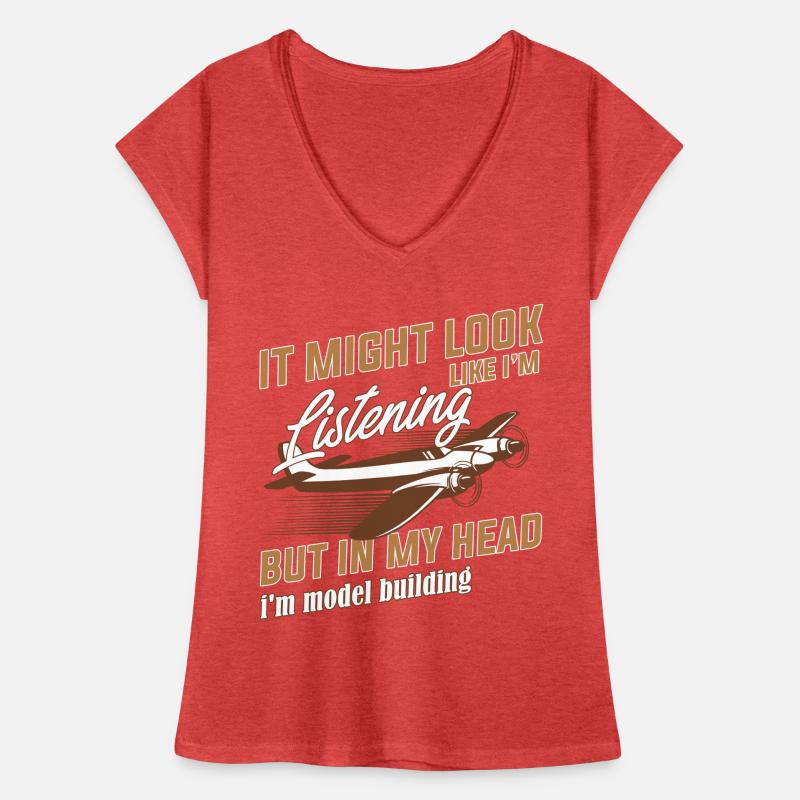 modèle d'avion T-shirt vintage Femme