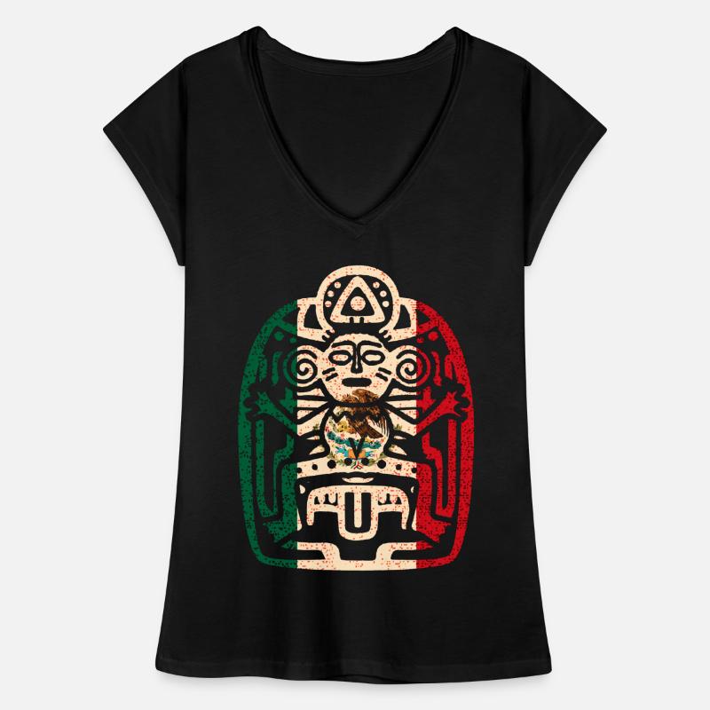 Mexique aztèque T-shirt vintage Femme