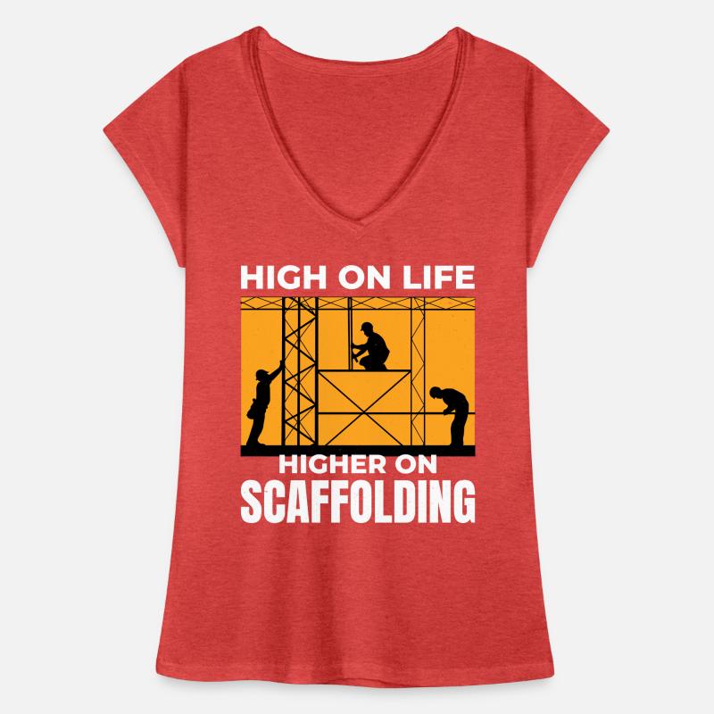Scaffolder Scaffold Builder Scaffolding Platform Women's Vintage T-Shirt