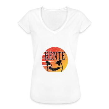 Rente 2020+ Rentenbeginn Geschenkidee - Frauen Vintage T-Shirt - Schwarz - Vorne - Danielle (179cm)
