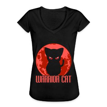 Karate Martial Arts Fencer Ninja Warrior JiuJitsu - Women's Vintage T-Shirt - black - Front - Danielle (179cm)