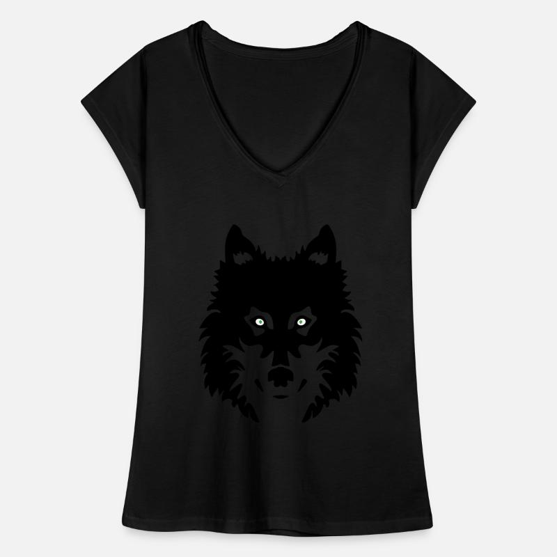 Wolf Frauen Vintage T-Shirt