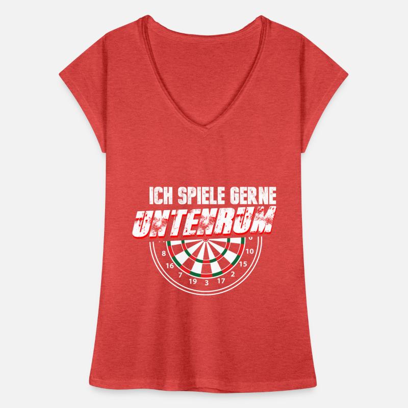 Fléchettes Drôle de sort T-shirt vintage Femme